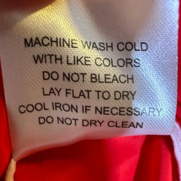 Cambridge Dry Goods Women’s Red Anorak Jacket XL No Hood - Picture 9 of 10